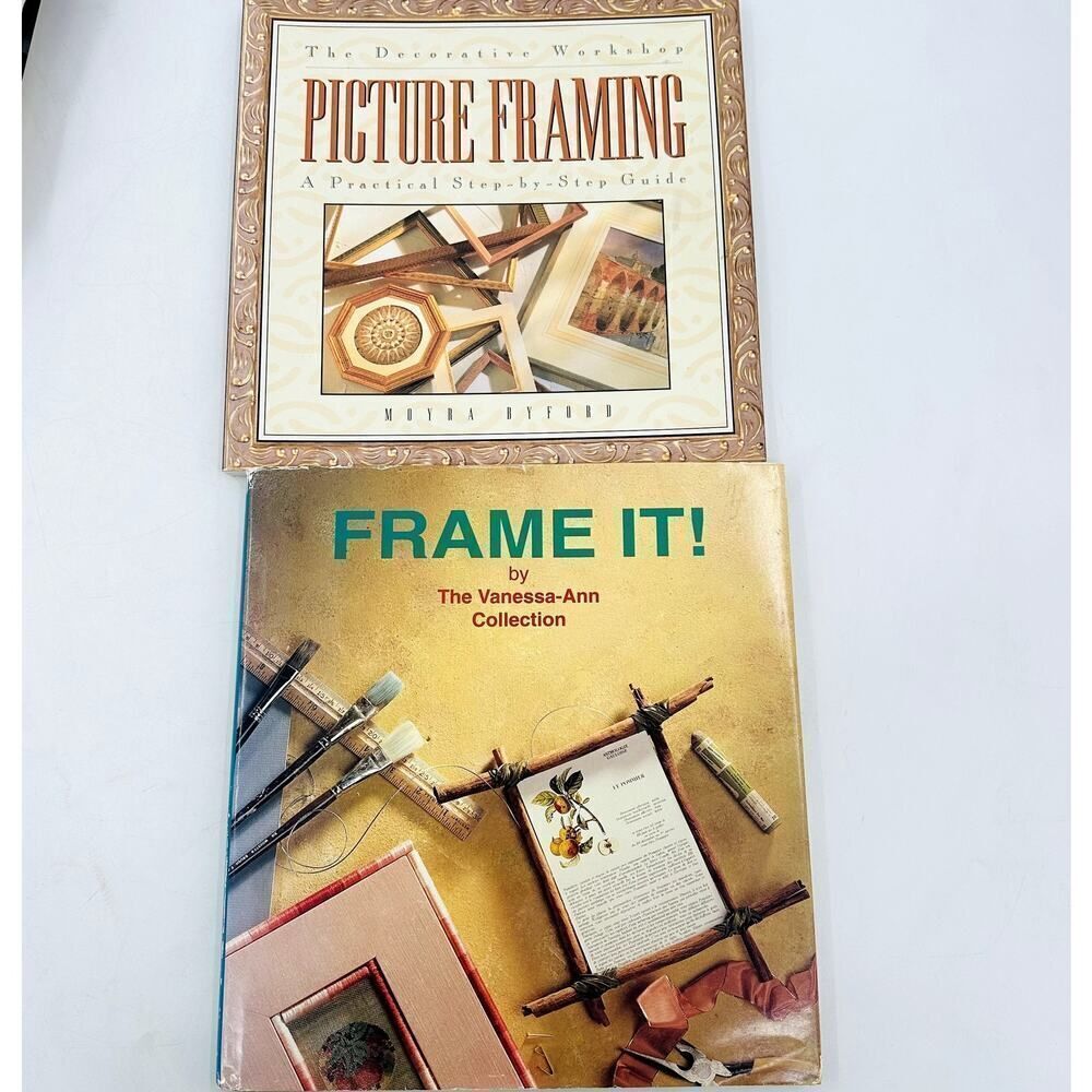 Picture Framing DIY Do It Yourself Craft Book Lot Frame Art step by Step photos